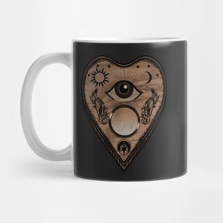 Halloween Spirit Board Wooden Planchette Spiritual Gifts Mug